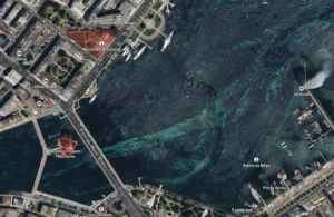 Jet d'eau et bâtiments protégés - Genève