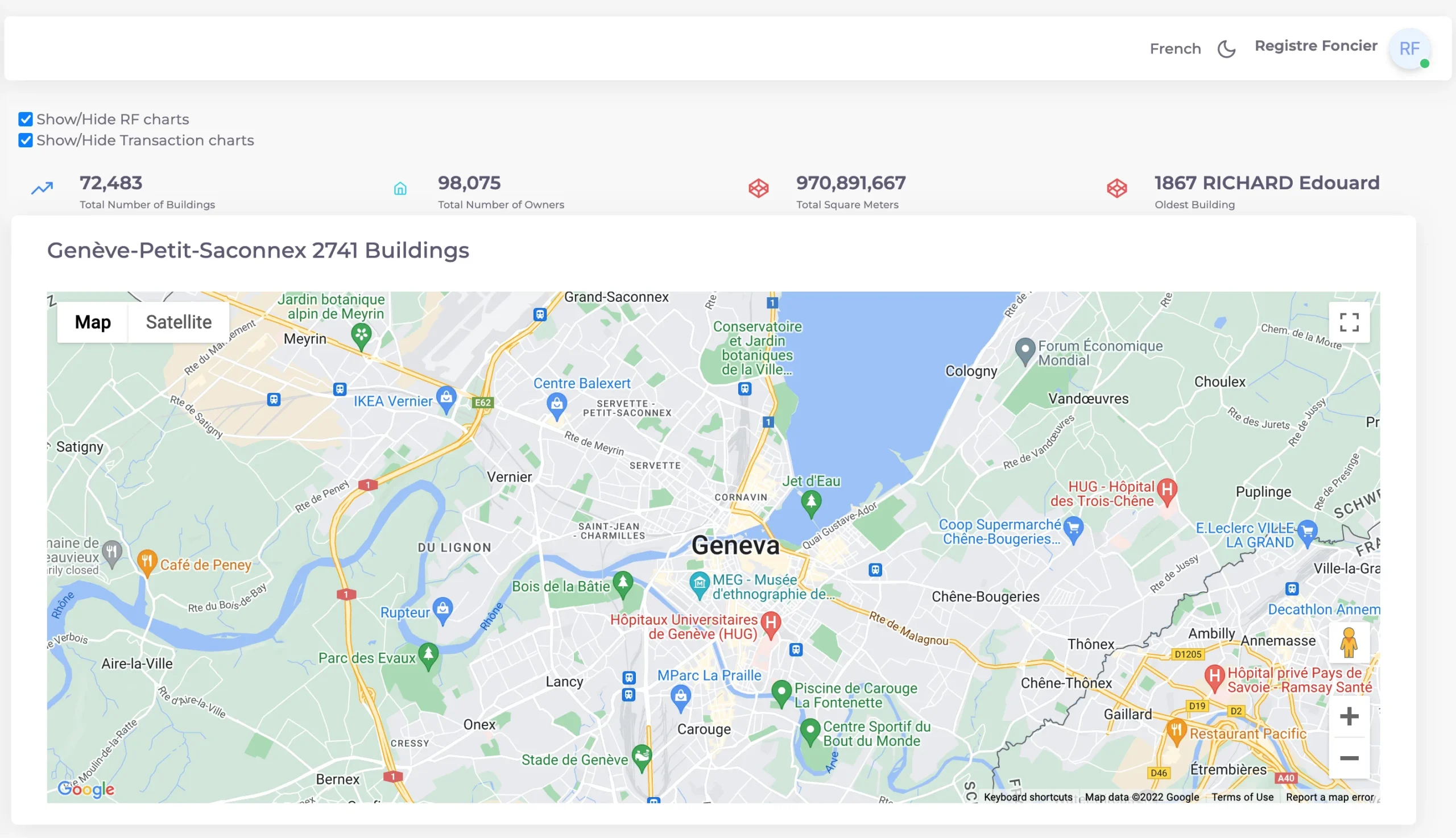 Google Maps Genève