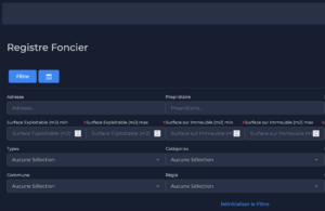 registrefoncier.com - Dashboard